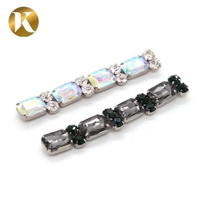 China Promotion Mode Schmuck Strass Schuhschnallen 105mm*15mm Größe fournisseur