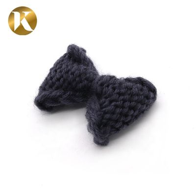 75*45mm Dekorationsschuhklemmen BOW-Stil Wollgarnmaterial fournisseur