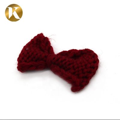 75*45mm Dekorationsschuhklemmen BOW-Stil Wollgarnmaterial fournisseur