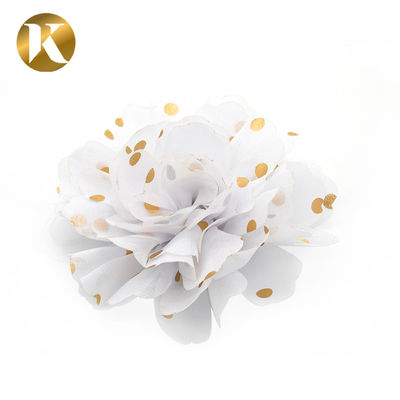 Zusammengestellte Populäre Schuhe Schnürsenkel Blumen 85*85mm Baumwolle / Polyester / Chiffon Material fournisseur