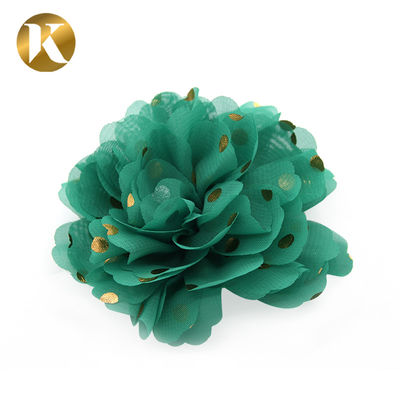 Zusammengestellte Populäre Schuhe Schnürsenkel Blumen 85*85mm Baumwolle / Polyester / Chiffon Material fournisseur