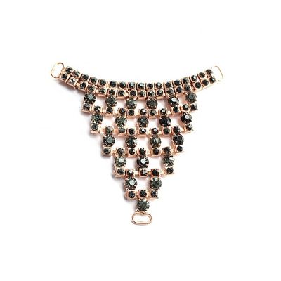 Kristall-T-Typ Ersatzgürtel Buckle 8,7cm * 7 Cm Größe Für Schuh fournisseur
