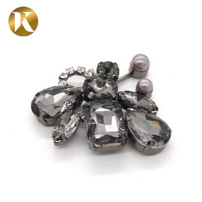 Bienenförmige beliebte Schuhschnalle aus Strass Nickel / Schwarz / Gold Farbe fournisseur