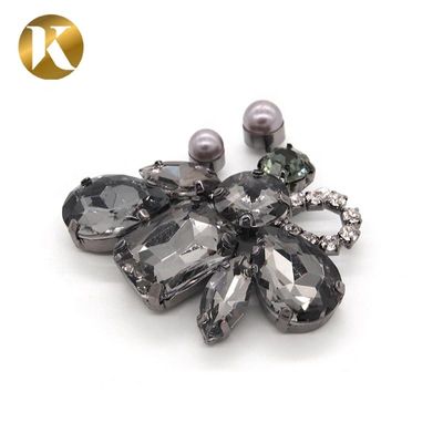 Bienenförmige beliebte Schuhschnalle aus Strass Nickel / Schwarz / Gold Farbe fournisseur