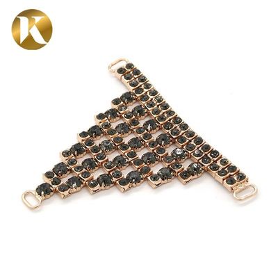 Bekannte Metall Schuhschnallenkette 95mm*75mm mit Hangplatte fournisseur