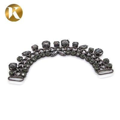 Neues Design Schuhe Kristalle Dekorationen Schmuckkette Buckle für Frauen fournisseur