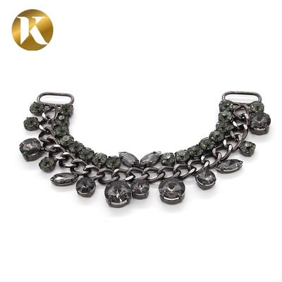 Neues Design Schuhe Kristalle Dekorationen Schmuckkette Buckle für Frauen fournisseur