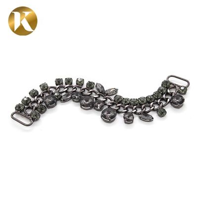 Neues Design Schuhe Kristalle Dekorationen Schmuckkette Buckle für Frauen fournisseur
