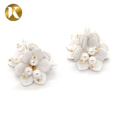 Fashion Style DIY Satinbandblumen Spezielles Stoffmaterial für Schuhdekoration fournisseur