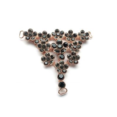 Europa-Stil T-Form Metall Schuhschnallen Blumenmuster für Ornamente fournisseur
