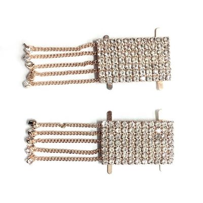 Wenzhou KML Neues Design Metall Frauen Schuh Zubehör Dekorativ Tassel Schuh fournisseur