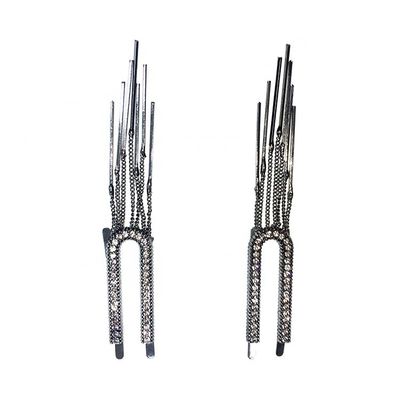 Damenmetallschuh Strasszubehör 1,6cm*4,2cm 6,2cm mit Tassel fournisseur