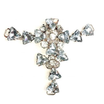 KML Strass Flachsandalen Buckle 10,7cm*9,0cm mit Blumenmuster fournisseur