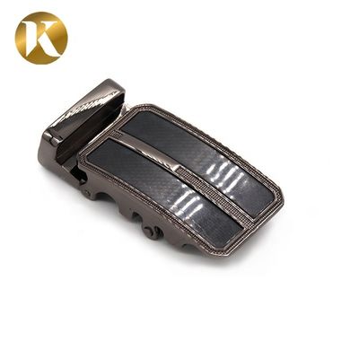Schwarze Oberfläche Automatische Gürtel Buckles mit Schnitzflächenbehandlung fournisseur