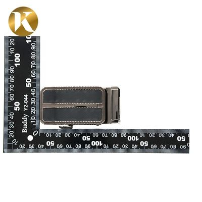 Schwarze Oberfläche Automatische Gürtel Buckles mit Schnitzflächenbehandlung fournisseur