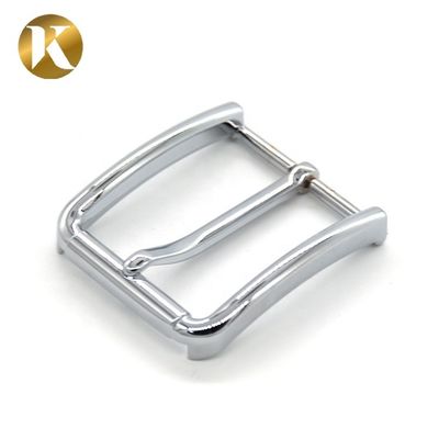 Fabrik kundenspezifischer Modedesigner Zinklegierung erschwingliche Pin Metal Belt Buckle mit Logo fournisseur