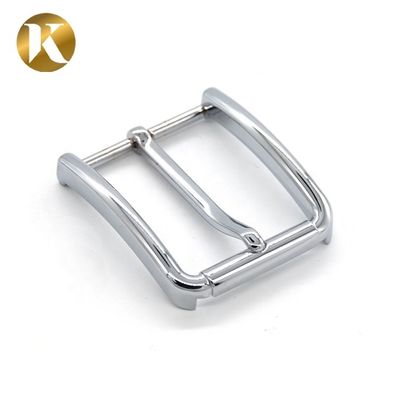 Fabrik kundenspezifischer Modedesigner Zinklegierung erschwingliche Pin Metal Belt Buckle mit Logo fournisseur