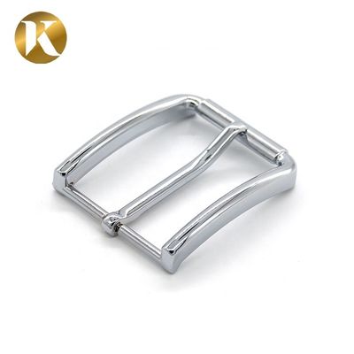 Fabrik kundenspezifischer Modedesigner Zinklegierung erschwingliche Pin Metal Belt Buckle mit Logo fournisseur