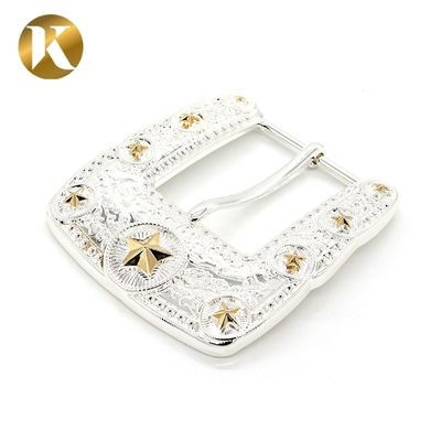 Dicke Retro-Logo Kühlgürtel Buckles Zinklegierung Material fournisseur