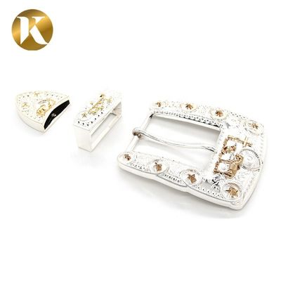 Mode 2 Farbplatten Gürtel Buckles mit Handarbeit + Maschinen Techniken fournisseur