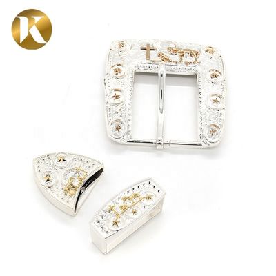 Mode 2 Farbplatten Gürtel Buckles mit Handarbeit + Maschinen Techniken fournisseur