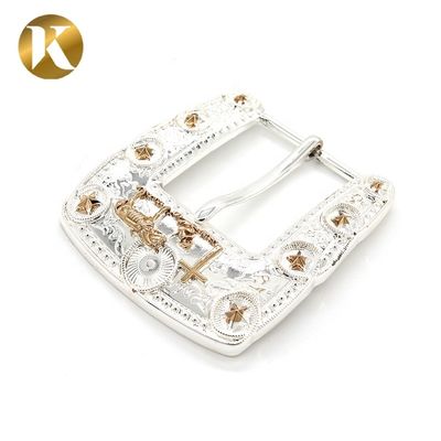 Mode 2 Farbplatten Gürtel Buckles mit Handarbeit + Maschinen Techniken fournisseur