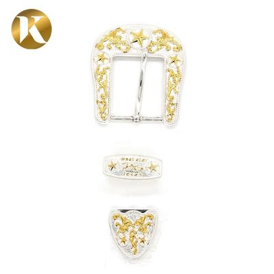 Neues Design Double Pin Gürtel Buckle Customized Logo mit zwei Farben fournisseur