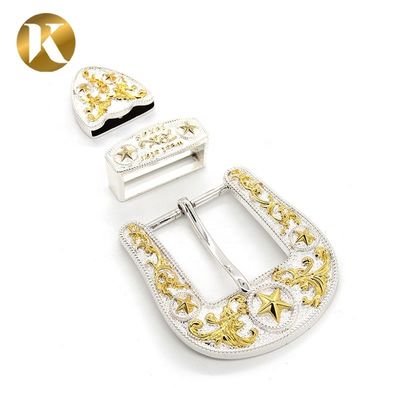 Neues Design Double Pin Gürtel Buckle Customized Logo mit zwei Farben fournisseur