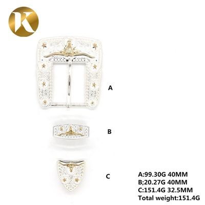 Mode Zinklegierung Dekorativ Gürtel Buckles 40mm mit langer Lebensdauer fournisseur